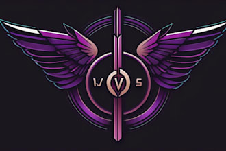 design a minimalist gaming logo, twitch, esport