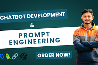develop ai chatbots and design prompt engineering workflows