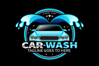 design custom car wash logo