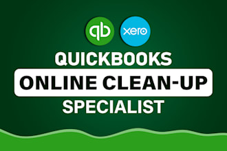 do setup, clean up and bookkeeping in quickbooks online, xero and wave