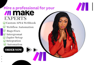 fix make com zapier api made com automation webhook expert