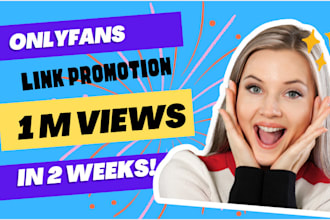 onlyfans promotion, fanvue,  patreon, twitter x marketing crypto link promotion