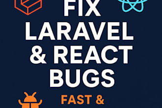 fix bugs in your laravel or react code