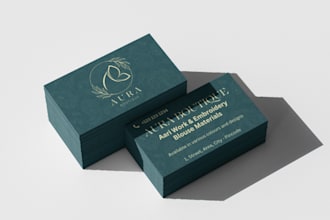 design a unique logo, business card, poster, letterhead and brochure design
