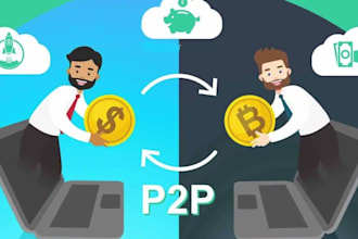 setup secure email, crypto account, p2p arbitrage