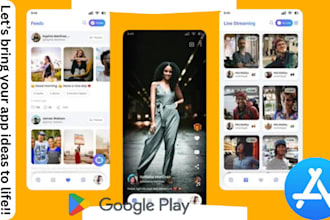 develop a live streaming app streaming website video streaming  streaming app