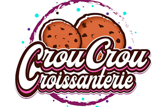 create food, cafe and restaurant, bakery logo design