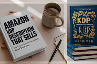 write an amazon KDP book description, amazon kindle marketing