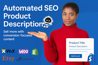 create SEO optimized product descriptions using ai automation for shopify store