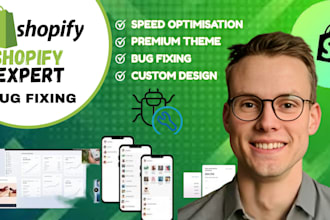 do shopify bug fixing custom coding shopify store customization