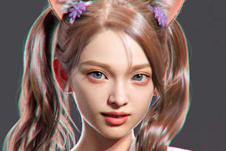 do 3d character modeling metahuman character synthetic avatar daz 3d character
