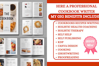 design write cookbook recipe book writer ghostwriter ormat kids cookbook cover