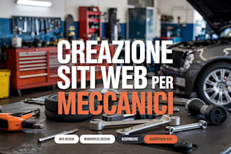 design a custom website for your car service business