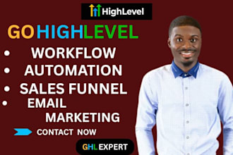 do gohighlevel automation, sales funnel, workflow ghl email marketing