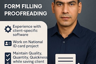 do fast and error free form filling, typing and data entry