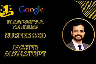 do surfer SEO optimized blog posts and articles using jasper ai or chatgpt