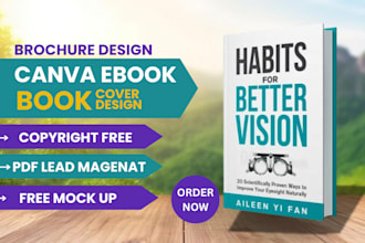 canva ebook,PDF lead magnet workbook , booklet, worksheet design, flyer design