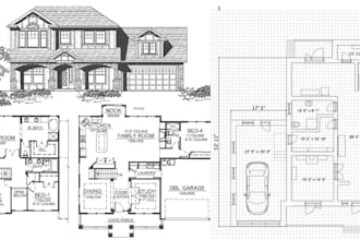 design architectural plans, structural drawings, mep, site plans for city permit