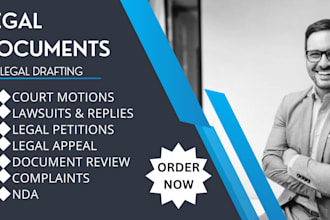 prepare your legal documents, complaints, lawsuits, and appeals