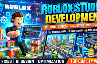 be your roblox developer and lua scripter