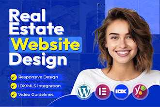 design, redesign a modern real estate website with advanced property listing