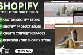 build shopify dropshipping store, store setup, ecommerce website, app setup