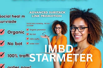 increasing imdb profile starmeter for you in high quality