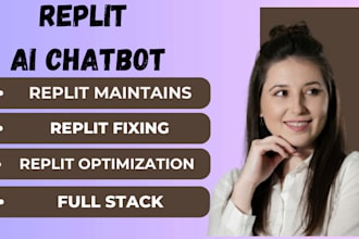 maintain, fix, or improve your replit project