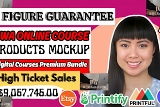 do online course bundle or digital products planner or market dwa