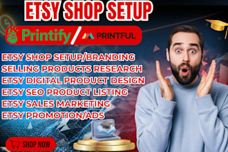 setup etsy shop etsy digital product etsy printify etsy seo listing etsy planner