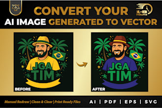 convert simple ai image generated  to vector