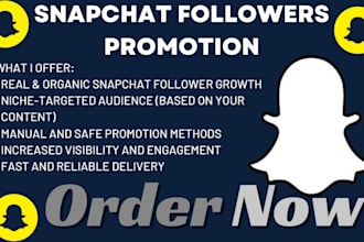 drive real and engaged followers to your snapchat