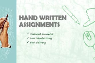 gracefully handwrite any documents, study notes and letters for you