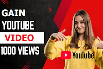 promote your youtube video to gain 1000 views organically