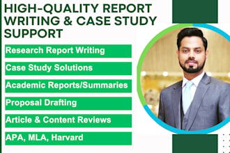 write business and research reports, summaries, and projects