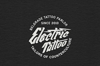 create logo for tattoo studio and tattoo artist