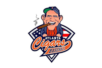 design important inspirational fun logo for baseball team