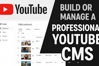 setup professional youtube cms for video content control