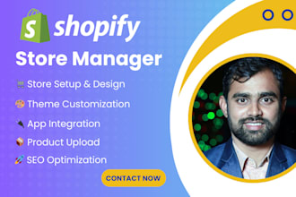 be your shopify store manager ecommerce virtual assistant expert