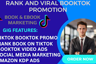 rank your book on tiktok booktok KDP ads ebook marketing amazon kindle promotion