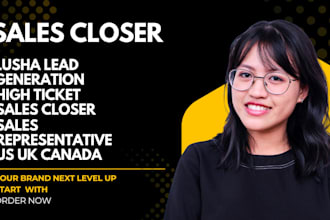 be lusha us uk canada sales representative sales closer high ticket sales lead