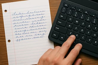transcribe handwritten notes or scanned documents for you