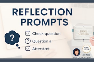 develop engaging workbook material with thought provoking prompts