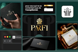 create a unique modern logo tailored to your brand identity