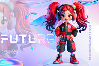 create cute 3d character modeling, animal, chibi, cartoon style, modeling