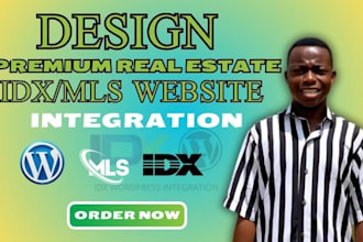 develop a premium real estate website for realtors, agents with idx mls integrat