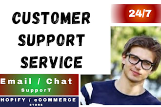be your full time customer support agent for email reply, live chat, or tickets