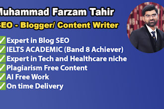 write high quality and seo optimized blog articles free of ai