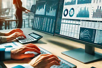 build custom excel accounting templates and dashboards