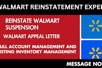 fix  reinstate walmart suspension, walmart appeal letter walmart reinstatement